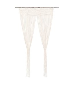 Gordijn macramé 140x240 cm katoen