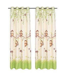 Kindergordijnen verduisterend 140x240 cm meerkleurig 2 st