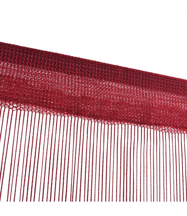 Dradengordijnen 100x250 cm wijnrood 2 st