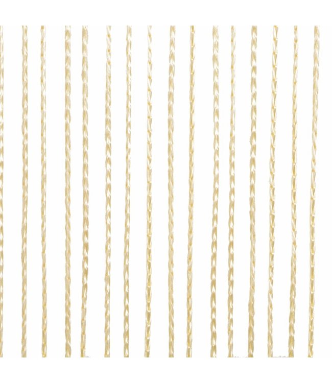 Draadgordijnen 100x250 cm crème 2 st