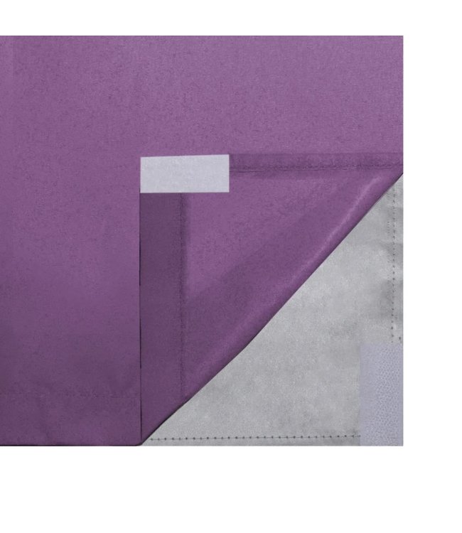 Gordijnen verduisterend dubbellaags 140x245 cm paars 2 st