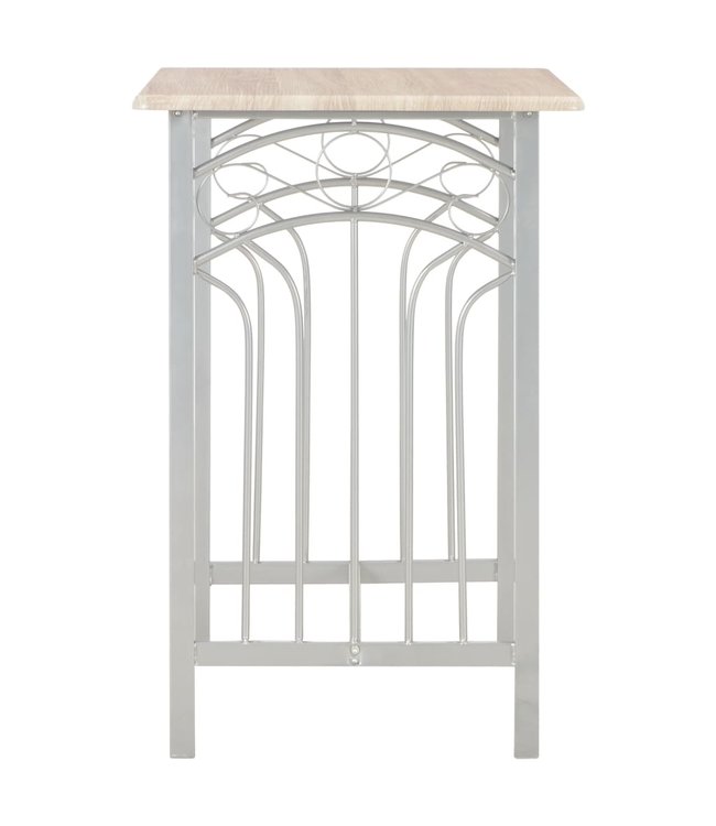 3-delige Barset hout en staal