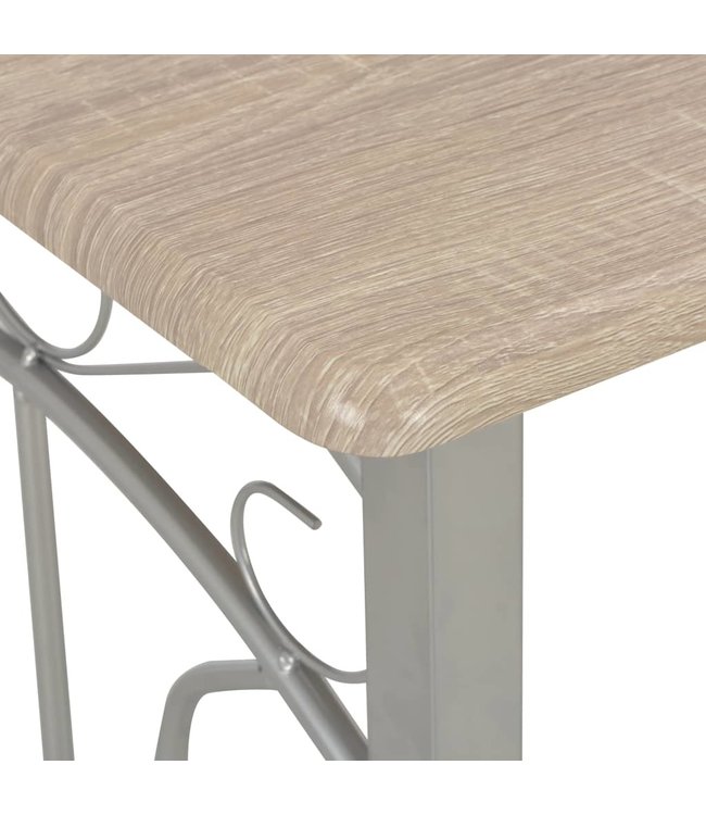 3-delige Barset hout en staal