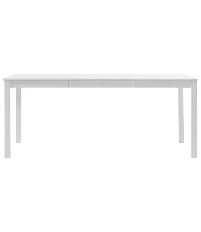 9-delige Eethoek grenenhout wit