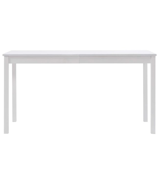 9-delige Eethoek grenenhout wit