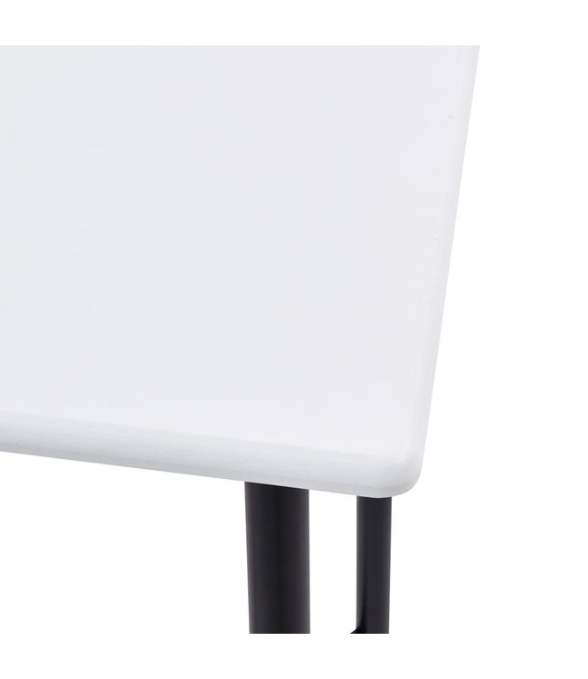 5-delige Barset kunstleer grijs