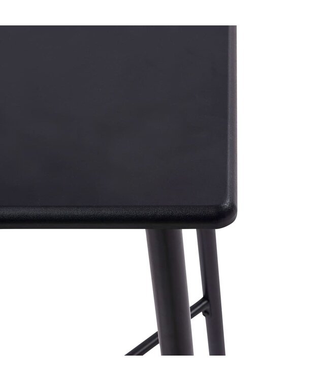 3-delige Barset kunstleer wit