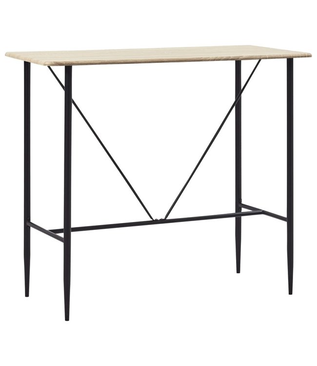 5-delige Barset kunstleer rood