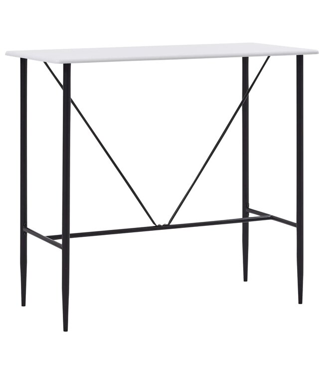 5-delige Barset kunstleer wit