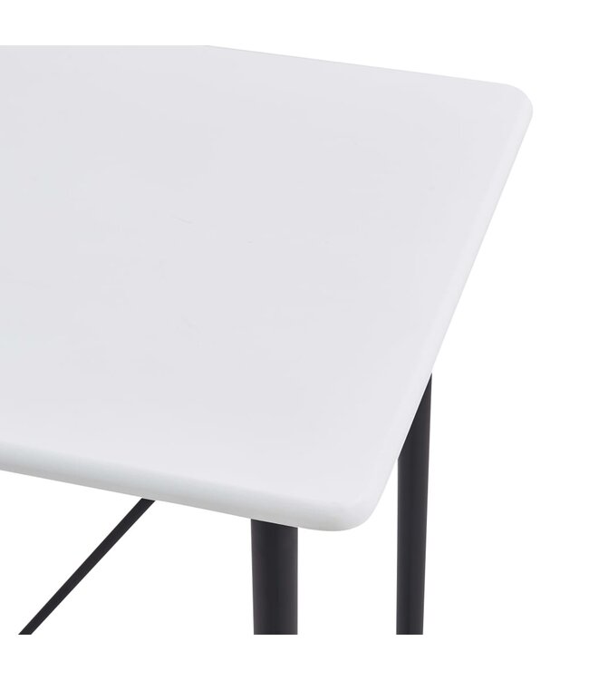 5-delige Barset kunstleer wit