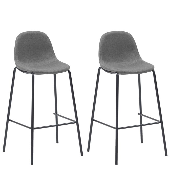 3-delige Barset stof taupe