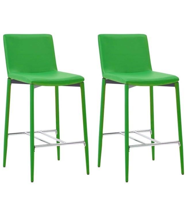 3-delige Barset kunstleer groen