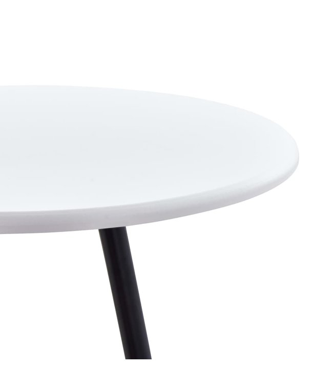 3-delige Barset kunstleer crème