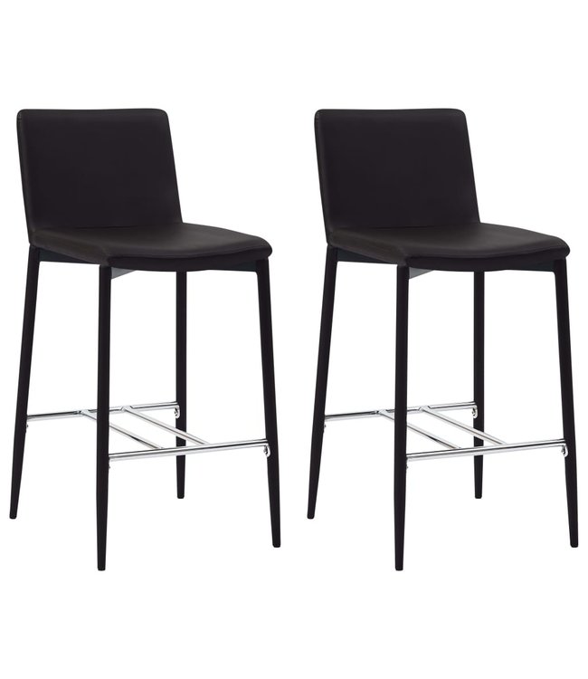 3-delige Barset kunstleer bruin