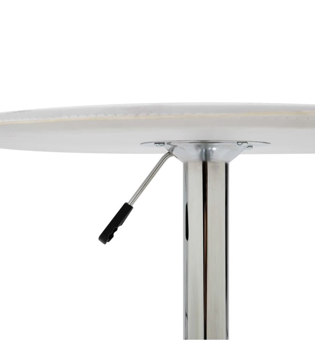 3-delige Barset kunstleer wit