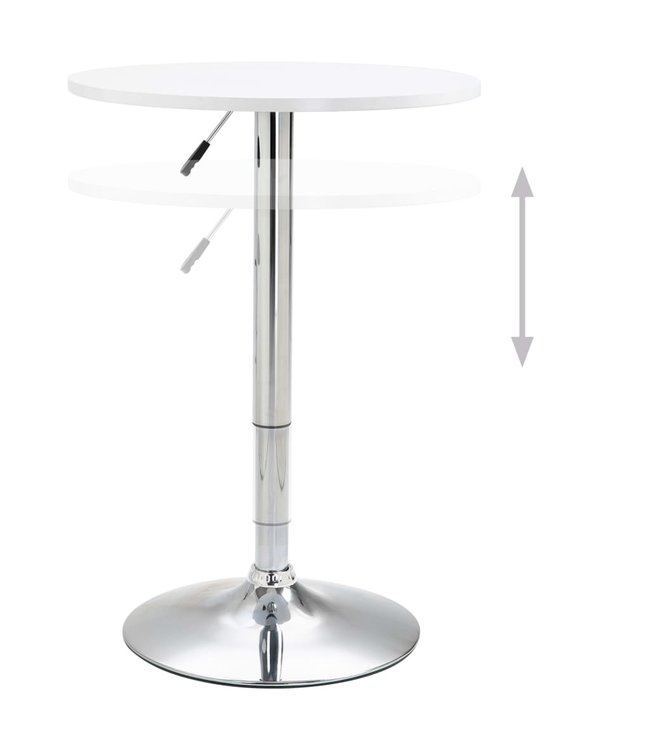 3-delige Barset kunstleer wit