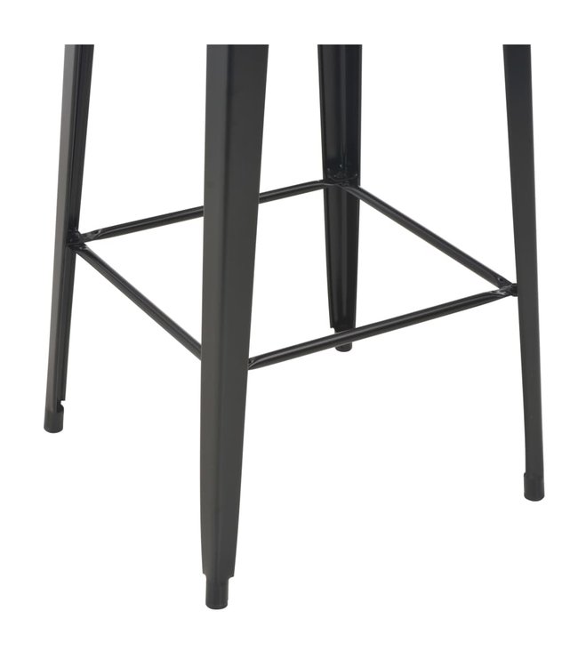 3-delige Barset staal bruin zwart