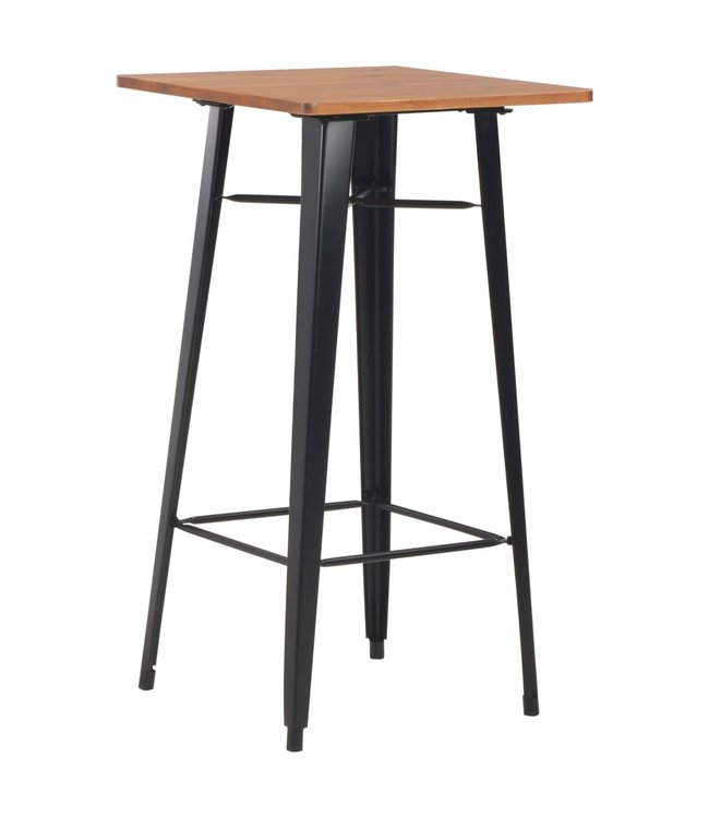 3-delige Barset staal zwart