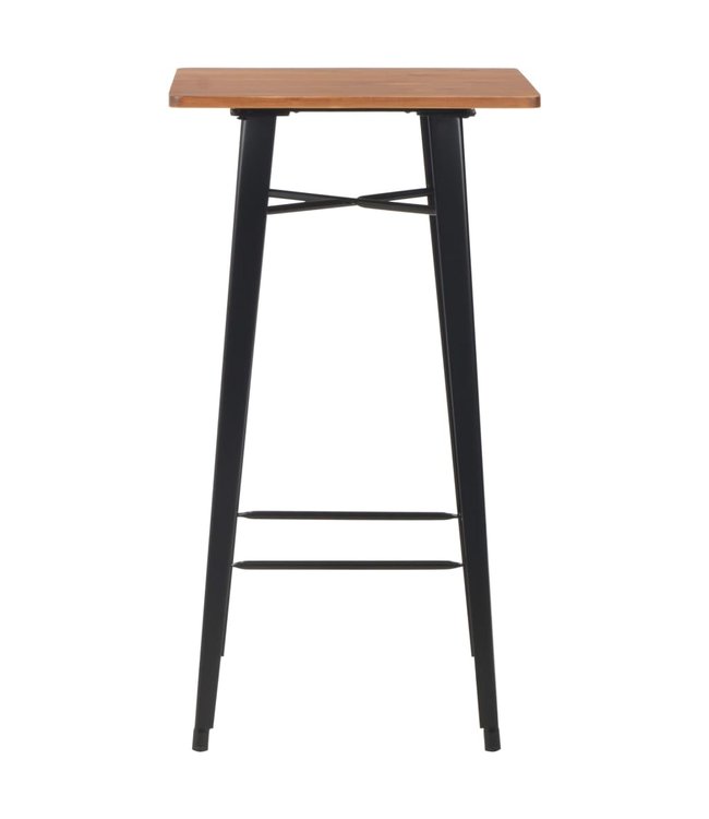 3-delige Barset staal zwart