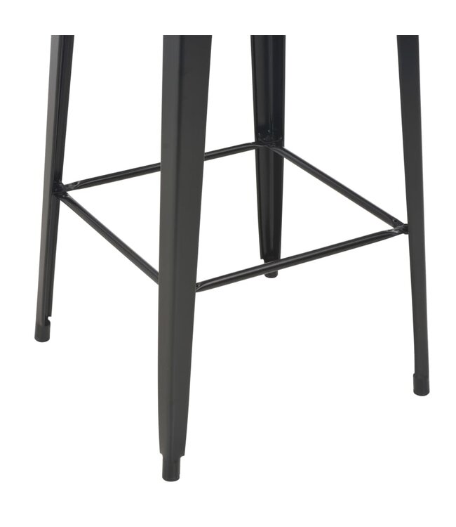 3-delige Barset staal zwart