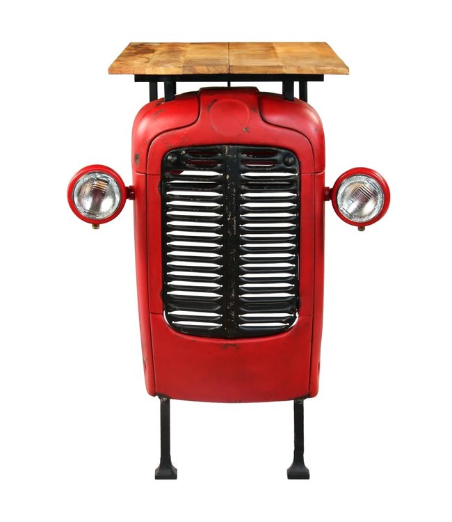 Barset 120x60x107 cm massief mangohout 5-delig