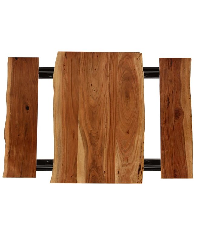Bartafel met banken 80x50x107 cm massief acaciahout