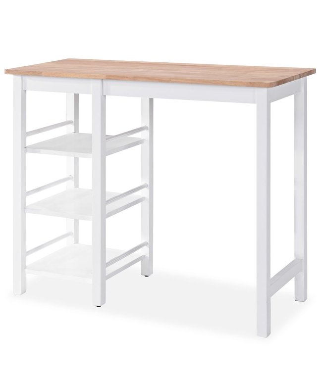 Barset MDF wit 3-delig
