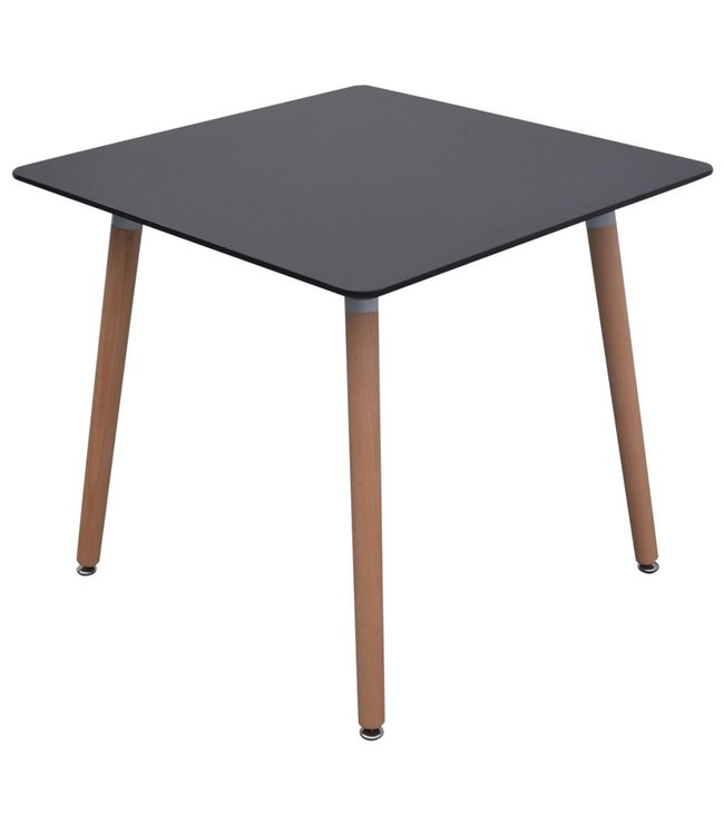 Eetkamerset 5-delig zwart