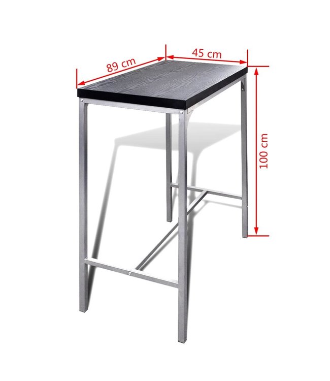 Ontbijttafelset op aanrechthoogte