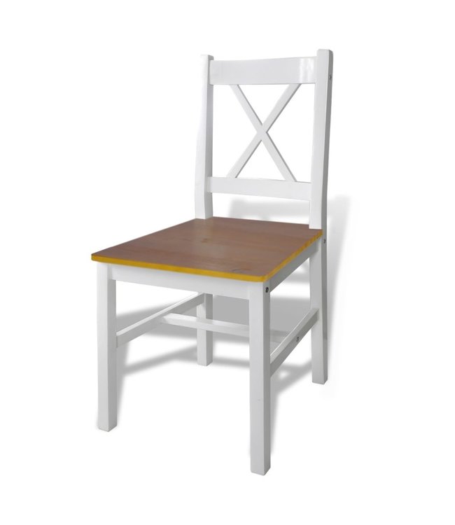 5-delige Eethoek bruin en wit