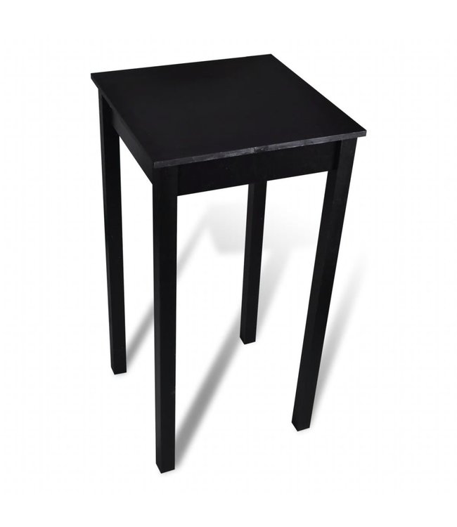 Bartafel met 2 barkrukken zwart