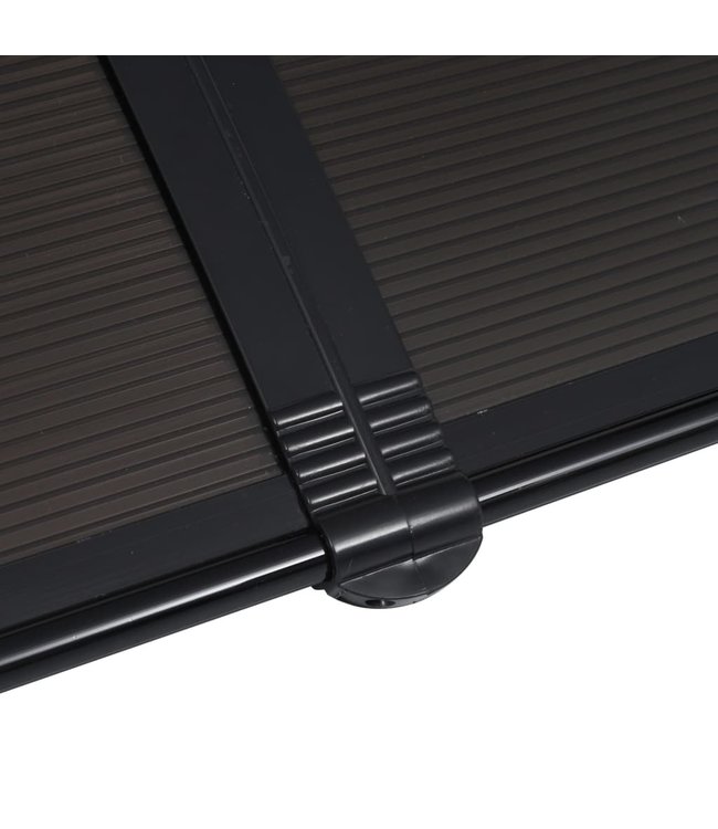 Deurluifel 300x100 cm kunststof zwart