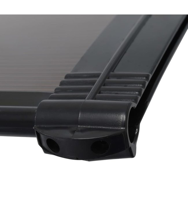 Deurluifel 150x100 cm kunststof zwart