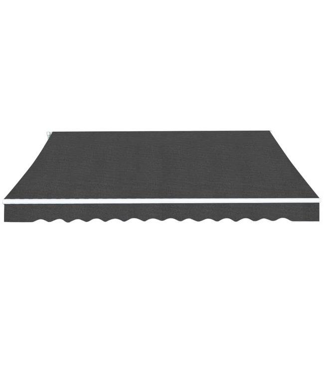 Luifel handmatig uitschuifbaar 350 cm antraciet