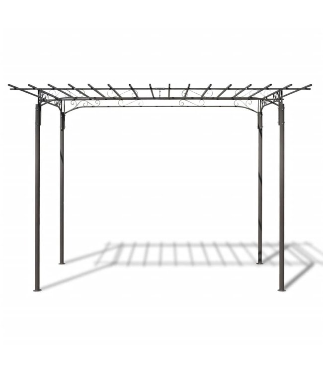 Stalen rozenboog 215 cm