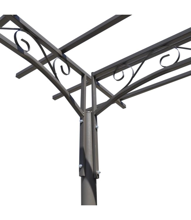 Stalen rozenboog 215 cm