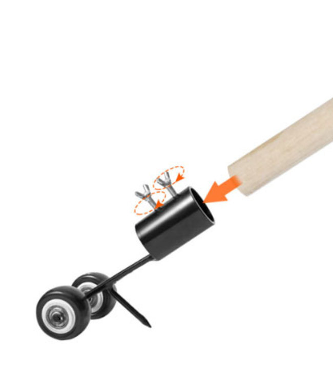 Handige onkruidroller