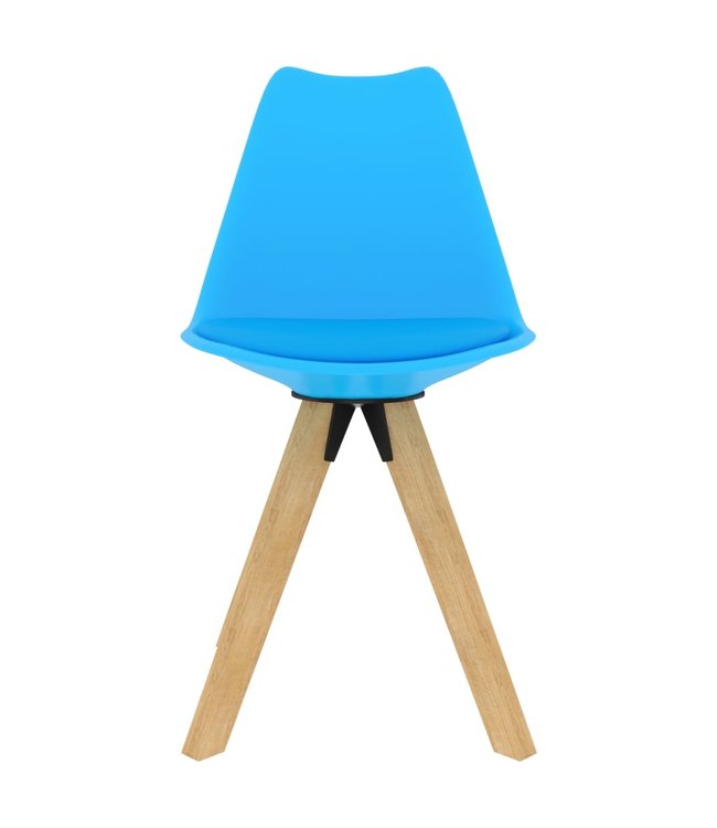 Eetkamerstoelen 2 st blauw