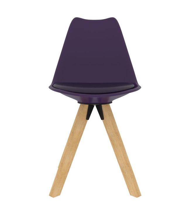 Eetkamerstoelen 4 st lila