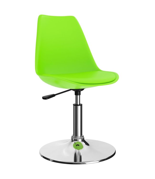 Eetkamerstoelen draaibaar 4 st kunstleer groen