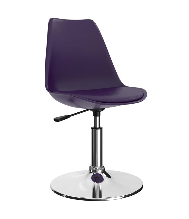 Eetkamerstoelen draaibaar 4 st kunstleer lila