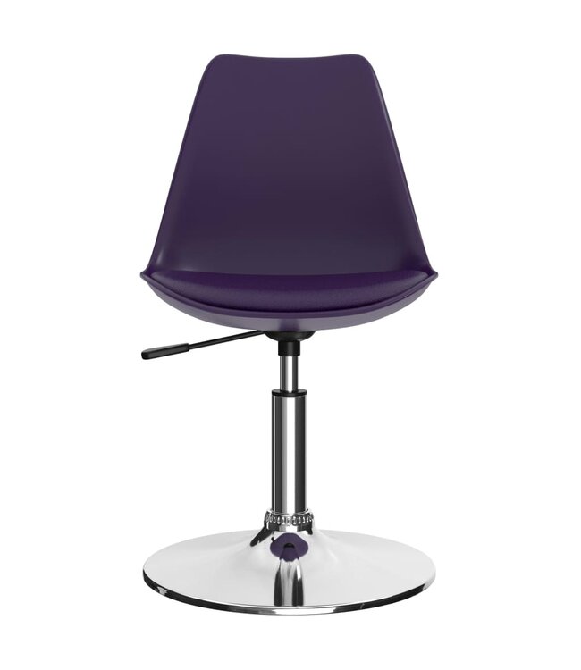 Eetkamerstoelen draaibaar 4 st kunstleer lila