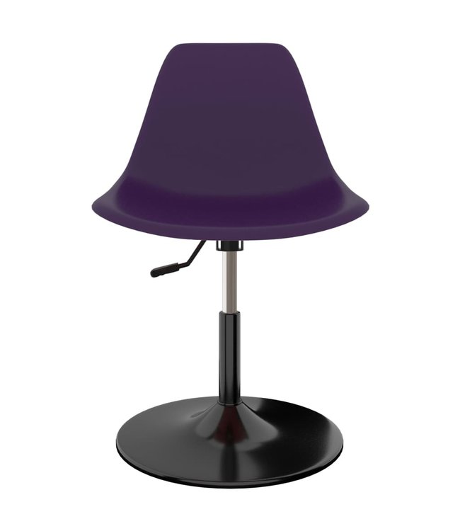 Eetkamerstoelen draaibaar 4 st PP lila