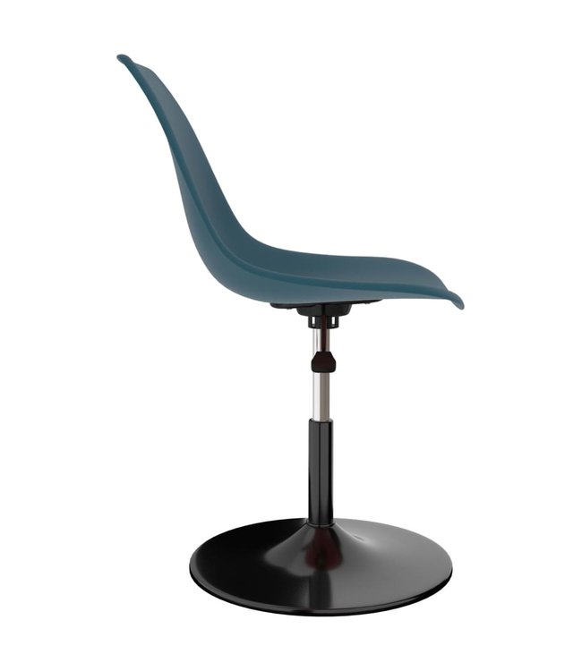 Eetkamerstoelen draaibaar 4 st PP turquoise
