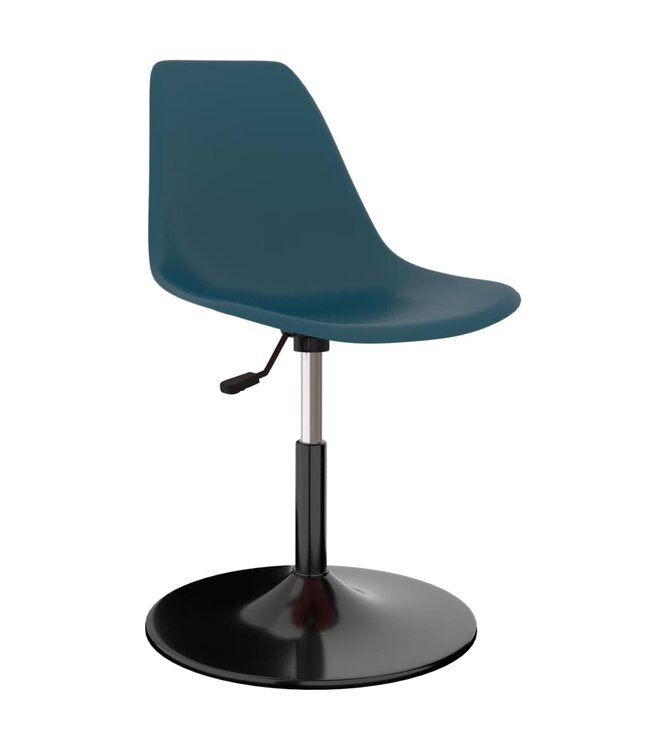 Eetkamerstoelen draaibaar 2 st PP turquoise