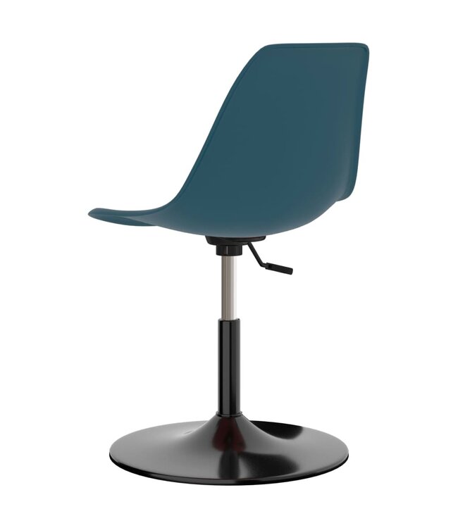 Eetkamerstoelen draaibaar 2 st PP turquoise