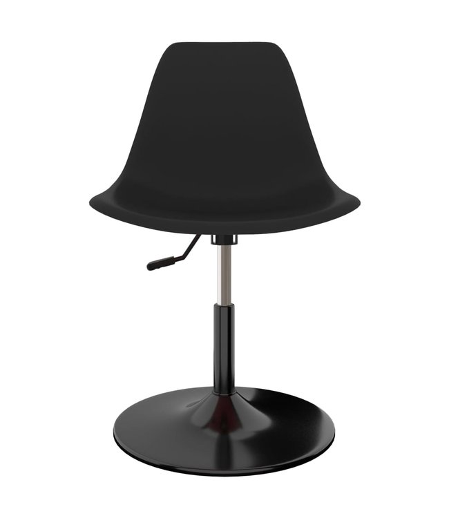 Eetkamerstoelen draaibaar 2 st PP zwart