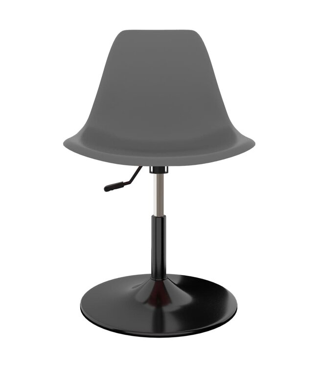 Eetkamerstoelen draaibaar 4 st PP lichtgrijs