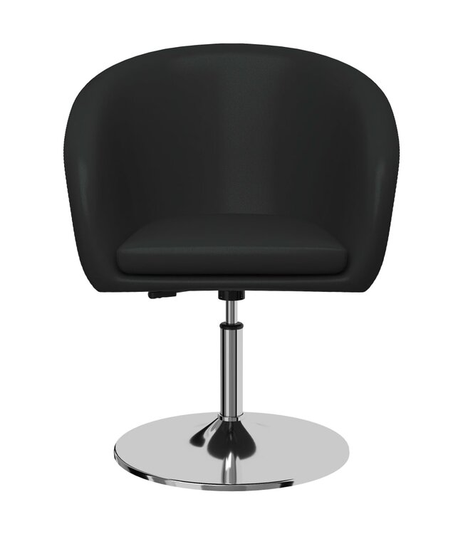 Eetkamerstoel kunstleer grijs