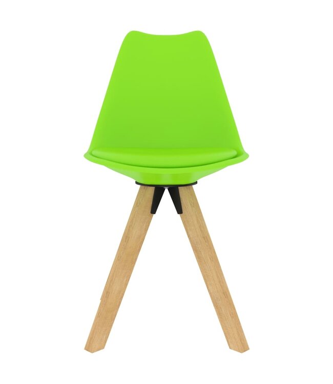 Eetkamerstoelen 6 st groen